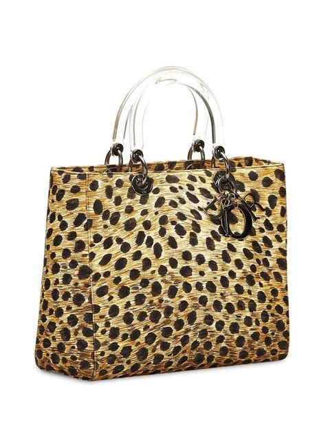 cheetah dior tote|Dior handbags for sale.